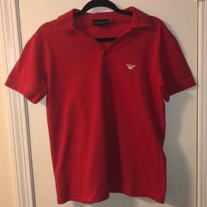 Armani Red Polo